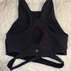 Athleta Black Crop Top